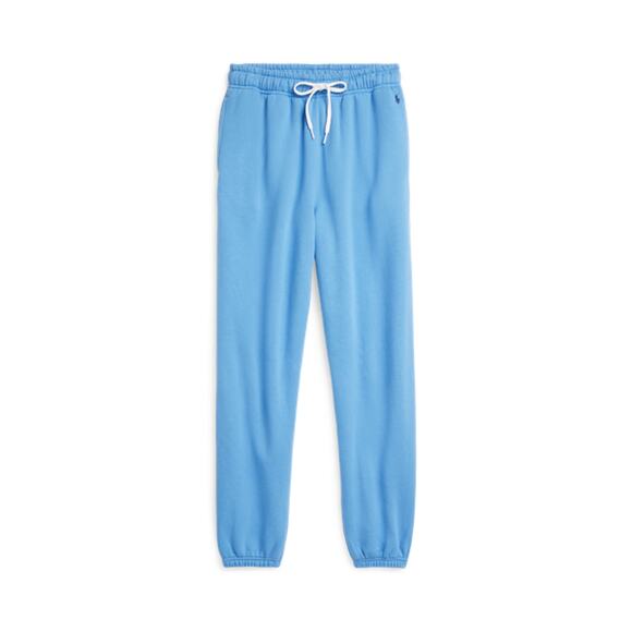 Ralph Lauren 'Fleece' Blue Cotton Athletic Pant Size S